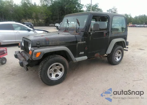 2002 Jeep Wrangler X z USA, uszkodzony, nr VIN 1J4FA39S82P751915